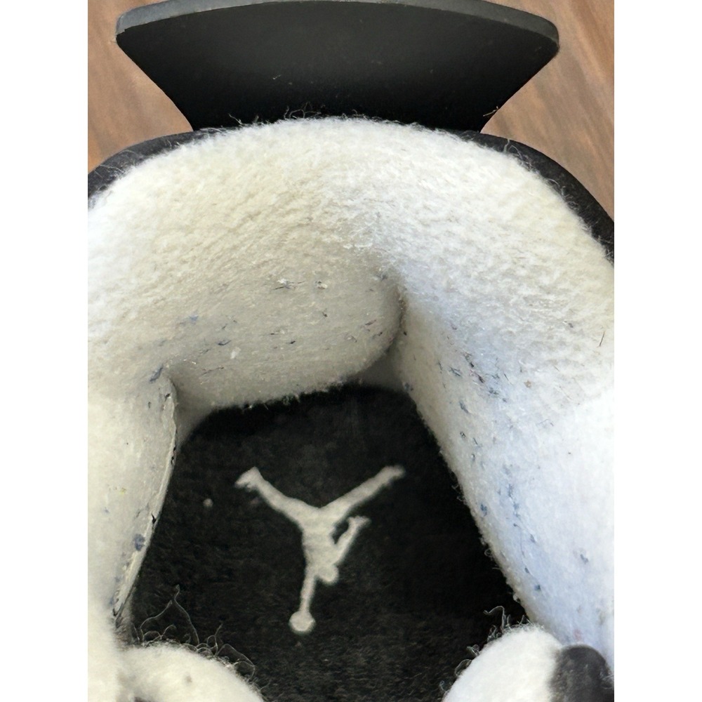Nike Air Jordan 4 Retro Toddler Size 6C Toddler White Thunder Black FV4538-002 - Picture 7 of 13